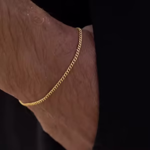 Minimalist stainless steel hand chain