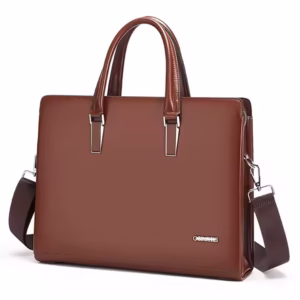 Sleek Structured Briefcase Bag