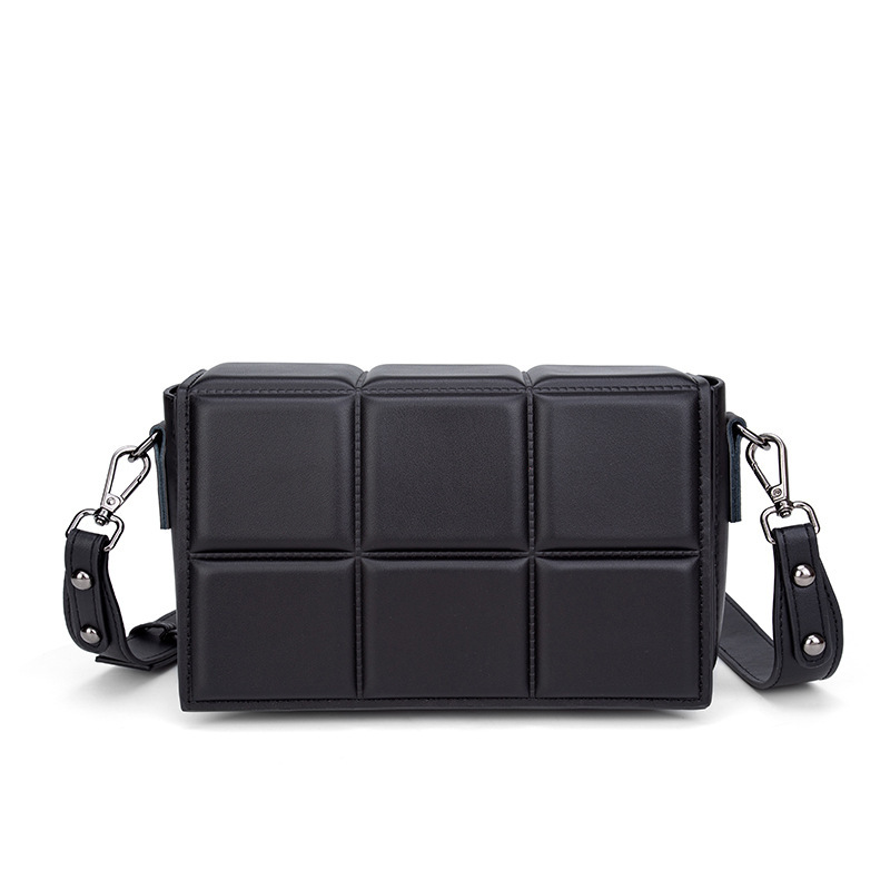 Leather Cross Body Box Bag