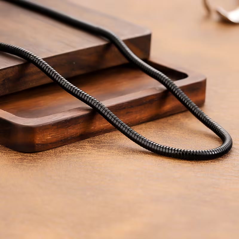 Steel Spiral Neck Chain