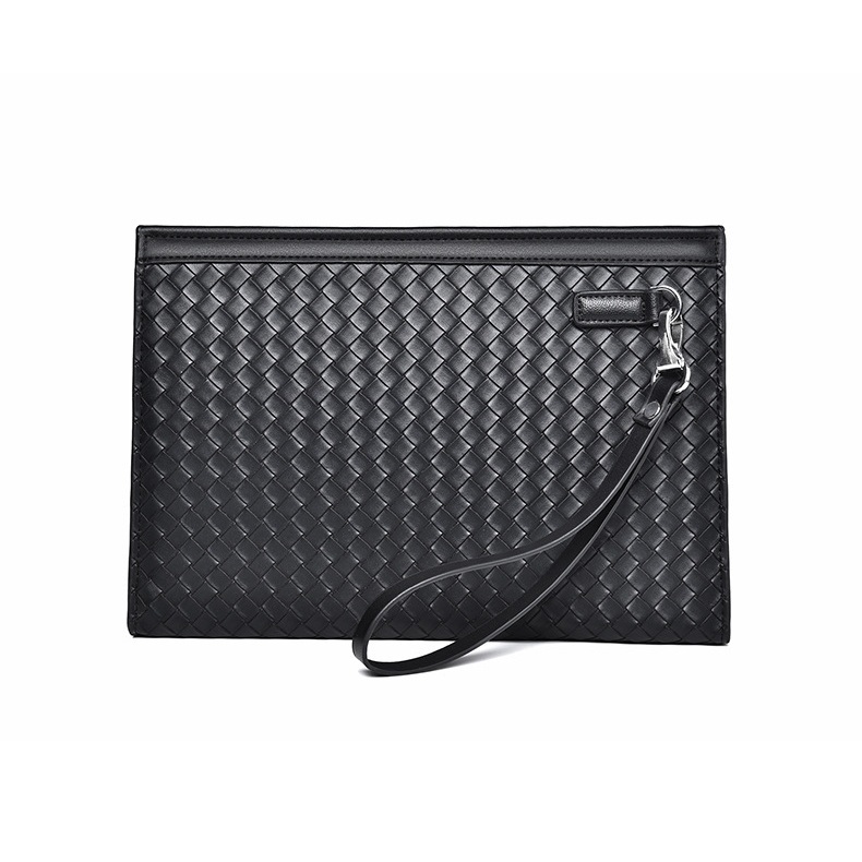 Structured Leather Hand Purse