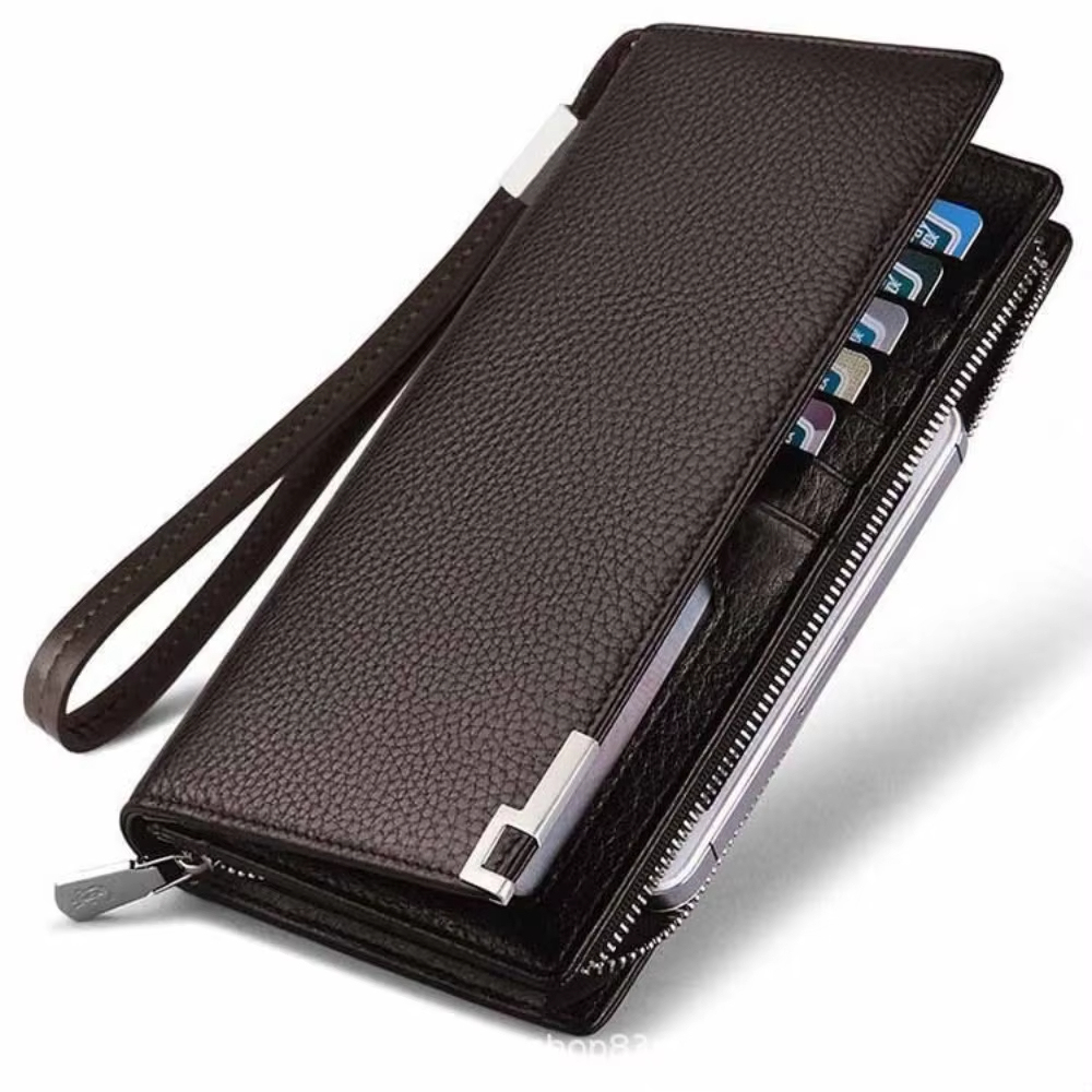 PU Leather Slim Hand Purse