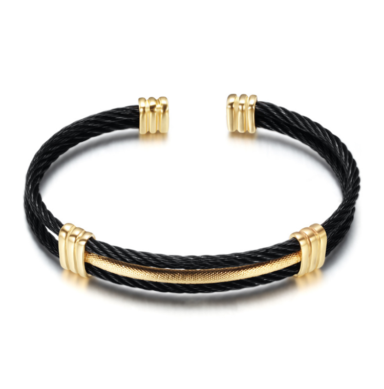 Cuff Cable Mesh Bracelet
