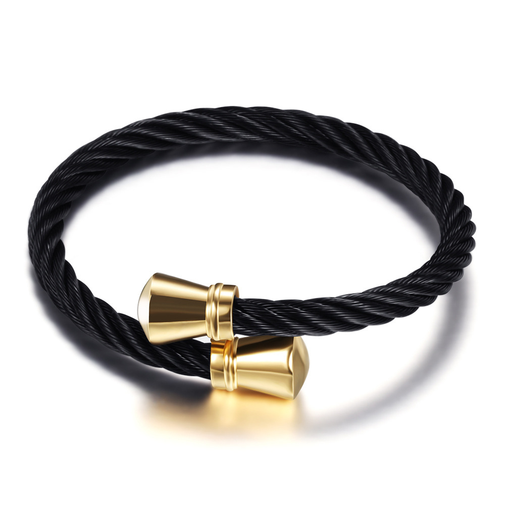 Steel Twist Cable Mesh Bracelet